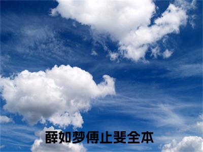 薛如梦傅止斐是什么小说，薛如梦傅止斐（薛如梦傅止斐）完整章节在线阅读