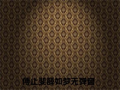 傅止斐薛如梦新书热荐免费小说全文完整版-小说精选片段阅读