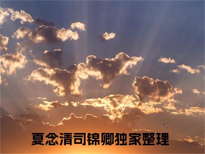 夏念清司锦卿小说全文免费阅读无弹窗大结局-（夏念清司锦卿免费阅读无弹窗）夏念清司锦卿最新章节列表笔趣阁
