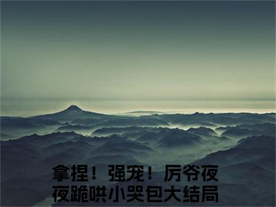 (热推新书)《拿捏！强宠！厉爷夜夜跪哄小哭包》慕璃厉煌-抖音热推慕璃厉煌无弹窗阅读