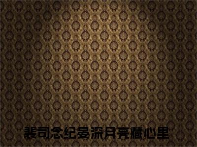 月亮藏心里:裴司念纪晏深（裴司念纪晏深）全文免费阅读无弹窗大结局_月亮藏心里:裴司念纪晏深免费阅读