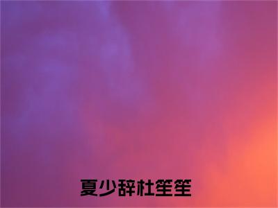 夏少辞杜笙笙小说全文免费阅读-夏少辞杜笙笙最新小说全文阅读