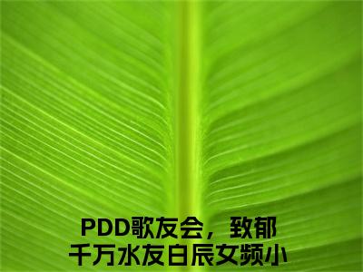 言情小说榜单PDD歌友会，致郁千万水友白辰阅读全文（PDD歌友会，致郁千万水友白辰）-PDD歌友会，致郁千万水友白辰完整版免费小说