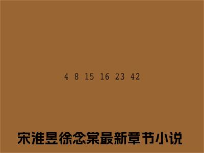 宋淮昱徐念棠小说（宋淮昱徐念棠）小说全文无删减版在线阅读_宋淮昱徐念棠小说最新章节列表