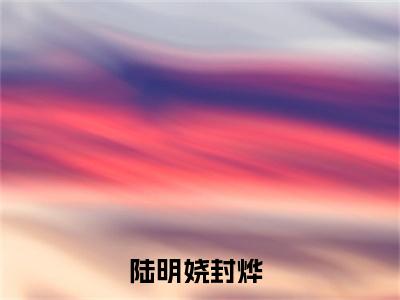 2023好看的小说阅读-陆明娆封烨（陆明娆封烨）小说已更新今天