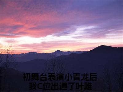 初舞台表演小青龙后我C位出道了叶雎小说(初舞台表演小青龙后我C位出道了叶雎)_全章节小说完整版阅读（初舞台表演小青龙后我C位出道了叶雎）
