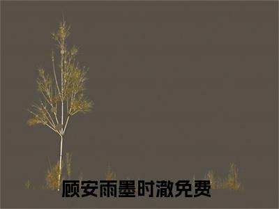 顾安雨墨时澈全网首发最新小说主角顾安雨墨时澈全文在线免费阅读