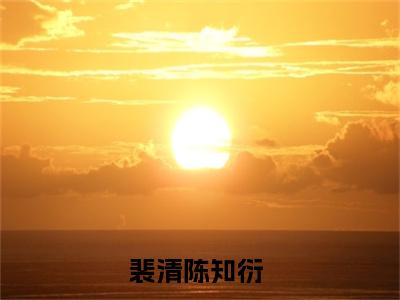 抖音热推裴清陈知衍无弹窗阅读裴清陈知衍小说免费阅读无弹窗