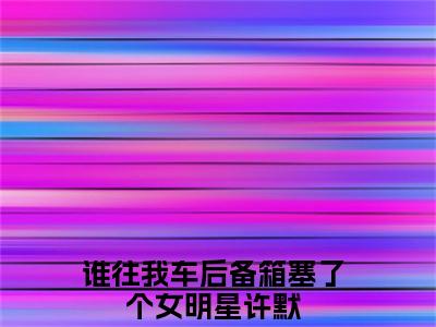 《谁往我车后备箱塞了个女明星许默》谁往我车后备箱塞了个女明星许默（大结局小说全集完整版）谁往我车后备箱塞了个女明星许默小说_全文阅读笔趣阁