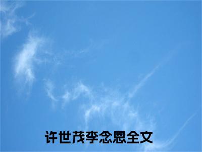 抖音新上热文许世茂李念恩-抖音热推小说无弹窗阅读