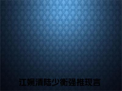 江婉清陆少衡(江婉清陆少衡)小说全文无删减版完整版_(江婉清陆少衡)精选免费小说大结局阅读_笔趣阁