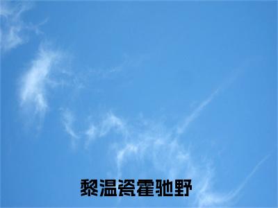 黎温瓷霍驰野（黎温瓷霍驰野）全集免费阅读无弹窗_黎温瓷霍驰野最新章节列表