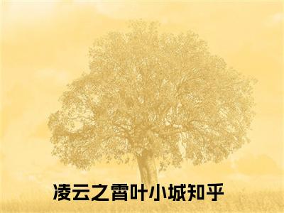 凌云之霄叶小城推荐免费新书 -凌云之霄叶小城小说阅读无弹窗