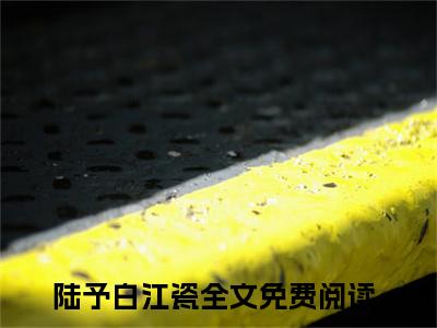 陆予白江瓷在线阅读（陆予白江瓷）全文免费阅读无弹窗大结局_陆予白江瓷免费最新章节列表_笔趣阁