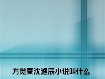 方觉夏沈逸辰小说（方觉夏沈逸辰）最新章节阅读-方觉夏沈逸辰最新热点小说