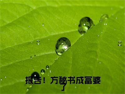 方乔杜聿（报告！方秘书成富婆了）全文免费阅读无弹窗大结局_报告！方秘书成富婆了（方乔杜聿无弹窗）_笔趣阁