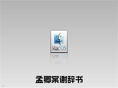 谢辞书孟卿棠是什么小说孟卿棠谢辞书正版小说免费阅读_笔趣阁