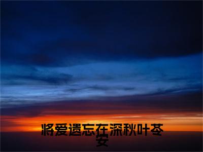 《叶苓安叶苓安》全文免费阅读无弹窗大结局-将爱遗忘在深秋叶苓安无弹窗阅读