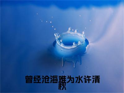 (曾经沧海难为水许清秋：结局+番外)书荒文好文分享(顾景瑜许清秋)全文免费阅读无弹窗大结局_曾经沧海难为水许清秋：结局+番外最新章节列表_笔趣阁顾景瑜许清秋