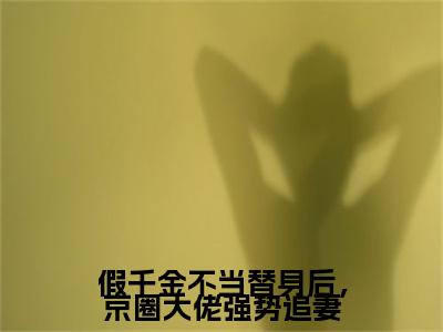 姜且顾闻祈小说（假千金不当替身后，京圈大佬强势追妻）TXT无套路在线+无广告结局