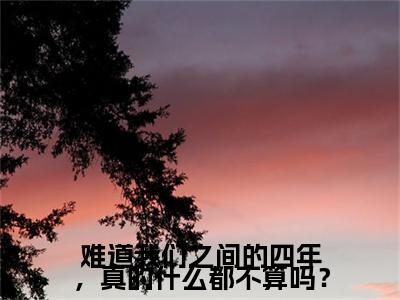 完结篇小说难道我们之间的四年，真的什么都不算吗？小说(傅寻礼安姒嫣)已更新+无删减（难道我们之间的四年，真的什么都不算吗？）无广告