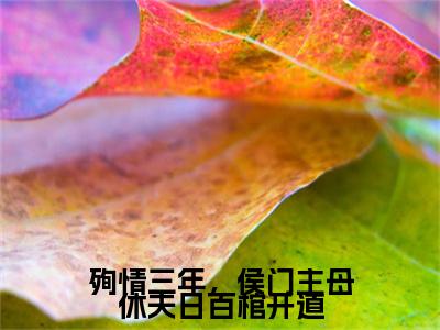 殉情三年，侯门主母休夫日百棺开道（沈宁鸢谢挽舟）前文+全本完整阅读预售作品抢先看